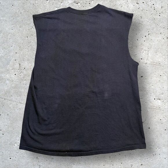 Assassin’s Creed III 2012 Promo Sleeveless Cutoff T-Shirt Black XL Ubisoft Gamer - Picture 2 of 10